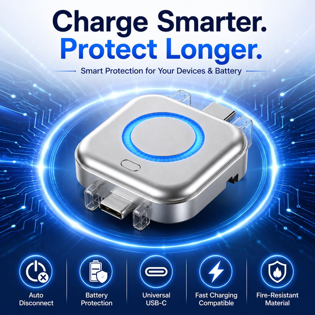 Smart Auto Stop Charging Adapter