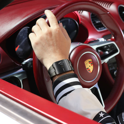 Sleek Black Luxury Digital Watch