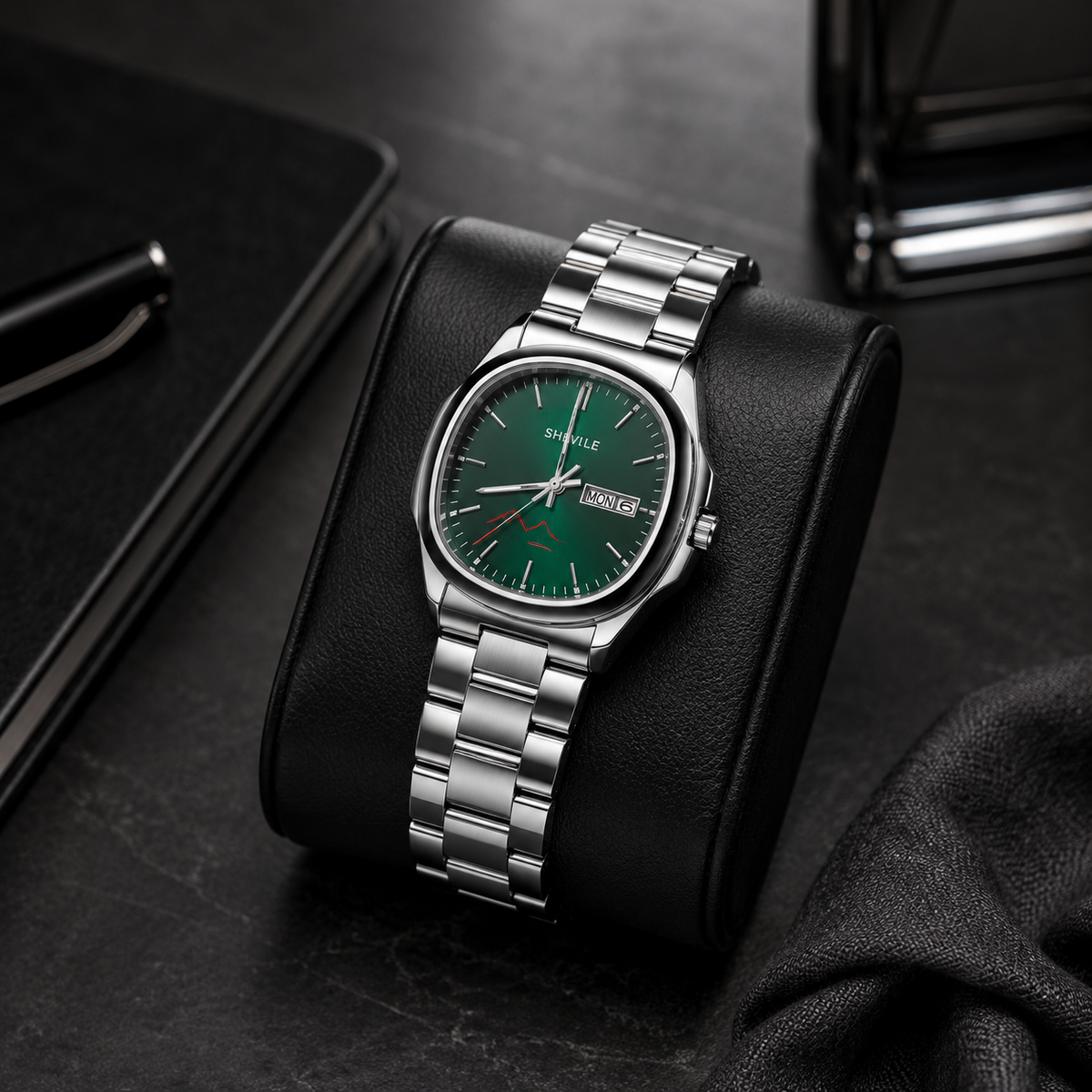 Classic Green Dial Men's Watch
