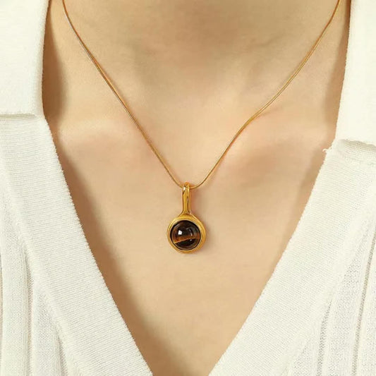 Luxury Tiger Eye Necklace For Ladies