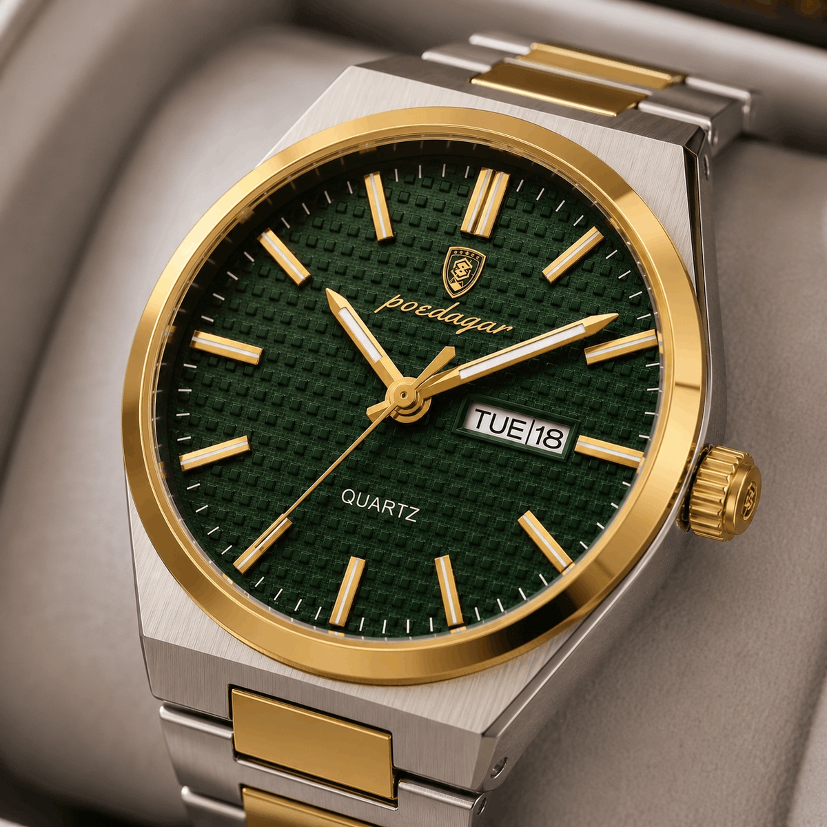 Green Dial Luxury Watch for Men
